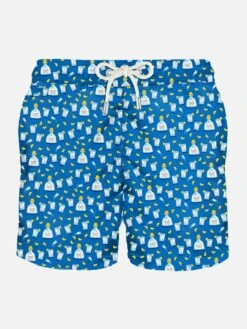 Light Fabric Man Swim Shorts Tequilaprint