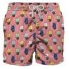 Man Classic Swim Shorts With Vespa Print | VESPA® SPECIAL EDITION -Swimwear Family vespa stripes swimshort men