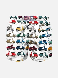 MC2 Saint Barth Boy Swim Shorts With Vespa Print| Vespa® Special Edition 5 MC2 Saint Barth Boy Swim Shorts With Vespa Print| Vespa® Special Edition -Swimwear Family vespa swimshort boy 2