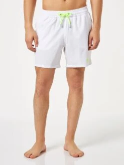 MC2 Saint Barth Man White Comfort Swim Shorts -Swimwear Family white comfort swimshorts 1
