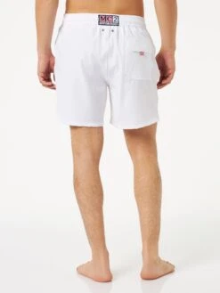 MC2 Saint Barth Man White Comfort Swim Shorts -Swimwear Family white comfort swimshorts 2